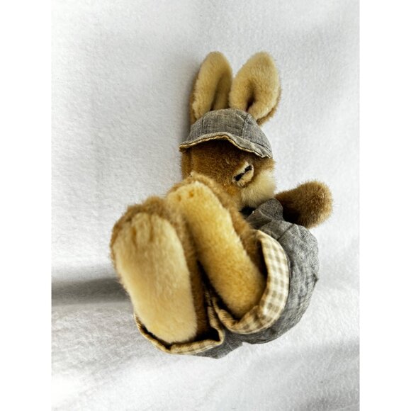 Creative Concepts Sleeping Bunny Rabbit Plush Animal Overalls Sleeping - Picture 5 of 6